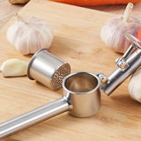 1007GG Super Stanless Steel Hand Squeeze Juicer Garlic Press Crusher Ginger Squeezer Slicer Masher Kitchen Gadgets