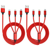 Multi-USB Charger Cable 3-in-1 Charging Cable