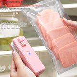 USB Rechargeable Mini Sealer Unseal Integrated Portable Food Bag Sealing Machine Snack Sealer Portable Mini Bag Sealing Machine