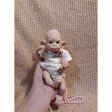 8Inch Reborn Doll Kit Cute Anna Monkey Banana Unfinished Doll Blank Parts Bebe Reborn Kit
