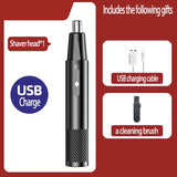 Nose Hair Trimmer USB Charging New High Quality Electric Portable Men Mini Nose Hair Trimmer