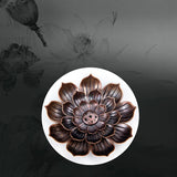 New 1PC Alloy Incense Burner Stick Holder Plate Buddhism Lotus Censer Bronze Nasturtium Incense Burner