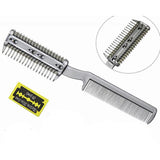 2808GP Pet Dog Hair Trimmer Comb Cutting Cut With 2 Blades Grooming Razor Thinning Dog Cat Combs Dog cat Hair Remover hair brush comb