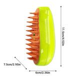 2307GP Cat Steam Brush Electric Spray Water Spray Kitten Pet Comb Soft Silicone Depilation Cats Bath Hair Brush Grooming Supplies