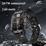2024 New For Xiaomi Military Smart Watch Men IP68 5ATM Outdoor Sports Fitness Tracker Health Monitor 1.96" BT Call Smartwatch