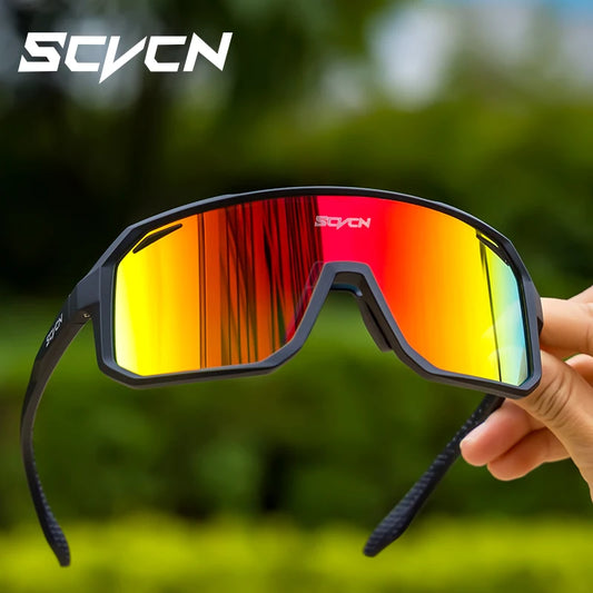 SCVCN Cycling Glasses Bike Sunglasses Men