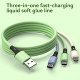 3 In 1 USB Type-C Fast Charging Line Cable Micro USB