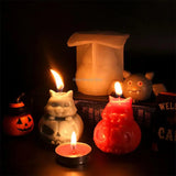 0709BA Pumpkin Halloween Silicone Mold for Diy Soap Resin Candle Chocolate Candy Jelly Ice Cube Mold Handmade Crafts