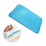 1pc Summer Ice Cold Pillow Massager Therapy Insert Pillow Chillow Sleeping Aid Muscle Neck Cooling PVC Pad Pillow Mat Gel R U9Y2