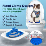 Cat Toilet Trainer Litter Box Cat Toilet Training Reusable Simple Installation Open Cat Raising Artifact