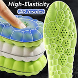 New 4D Massage Insoles Super Soft Sports Shoes Insole for Feet Running Baskets Shoe Sole Arch Support Orthopedic Inserts Unisex