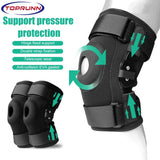 Hinged Knee Brace Support Side Patella Stabilizers With Strap Sports Knee Protective Pads For Knee Protection and Pain Relief