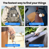 1607GG Smart Tag GPS Tracker Only Compatible with iOS Find My APP Bluetooth Gps Locator for Keys Wallet Bags Suitcase Mini Finder