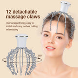 Wireless 12-Claws Electric Head Massager Vibration Massage Head Massage Device Relieve Head Fatigue Scalp Relaxation Health Care