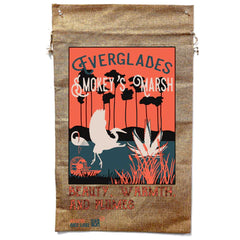 Wholesale SMOKEY'S MARSH EVERGLADES  MARIJUANA BURLAP BAG ( sold by the piece )