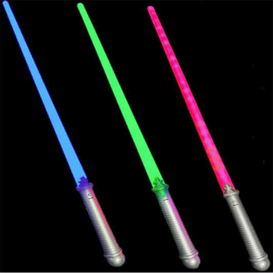 Wholesale 27" Solid Color Saber Light Up Sword with Sound Vibrant and Engaging! (sold by the piece Or Dozen)