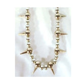 Wholesale Spiked Ball Chain 18-Inch Necklace - Edgy and Stylish