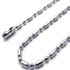 Wholesale Stainless Steel Ball Chain Necklace with Arrowhead Pendant - Assorted Colors and Sizes ( sold by the peice or dozen )