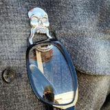 Pewter Dreamcatcher Sunglass Holder Pin - Stylish & Functional Accessory