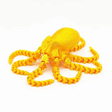 2808BA Hot 19CM 3D Printed Octopus Figurine with Flexible Joints For Home Office Desk Decor Ocean Animal Table Ornament Ideal Gift Toy