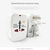 3 Pin Travel Universal Multi-Plug with Surge Protector and Indicator