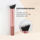 1pc Contour Brush, Premium Contour Blush Face Makeup Brush, Perfect For Cheek Forehead Jaw Nose Blending Deepening Contouring Po