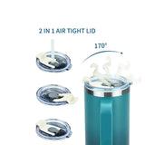 1pc Replacement Splash Resistant Tumbler Lids For Stanley 40 Oz Tumbler Clear Plastic Sealing Lids For Stanley Cup Accessories