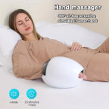 Rechargeable Portable Hand Massager Acupressure Air Pressure Massage Palm Massage Heating Massager Relax Fatigue Relief