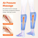 Wireless Electric Leg Massager Calf Muscle Massage Machine With Pneumatic Compression Heating Vibrator Pressotherapy Pain Relief