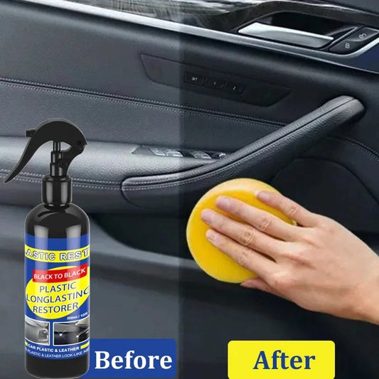 Plastic Restorer Back To Black Gloss Car Plastic Leather Restorer