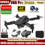 New E88Pro RC Drone 4K Professinal With 1080P Wide Angle Dual HD Camera Foldable RC Helicopter WIFI FPV Height Hold Apron Sell
