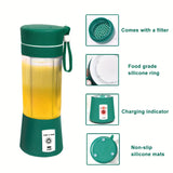 6 Blades USB Portable Juicer, Juicer Juice CupAutomatic Small Electric Juicer Juice Blender lce Crush FoodProcessor With Drink