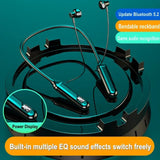 Bluetooth 5.0 Neckband Earphones with Mic Neck-hanging Wireless Headphone