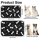 1009GP Pet Placemat Cat bowl Mat Dog Drinking Feeding Placemat Waterproof Pet Bowl Pad Easy to Clean Dog Food Mat Pet Feeder Supplies