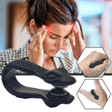 Acupressure Hand Pressure Point Clip Snake Shape Relieve Pain Portable Finger Point Massager for Thumbs Headache Blood
