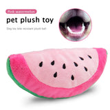 2808GP Puppy Dog Plush Squeaky Toys Bite-Resistant Bone Aggressive Chewers Soft Dog Teeth Chew Fruit Funny Play Sound Toys Pet Supplies