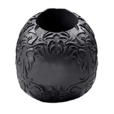 0709BA Skull Makeup Brush Holder Gothic Spooky Decor Organizer Plant Flower Pot for Halloween Table Vanity Office Desk Storage