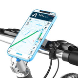 Motorcycle Bike Phone Holder Stand Bicycle Quad Lock Phone Holder Bike Holder 360° Rotatable Navigation Support Security Bracket