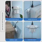 3 Way Wall Outlet Extender Power Supply Two-Hole Socket