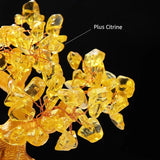 2907BA Shake Money Pachira Macrocarpa Decoration Opening Gift Citrine