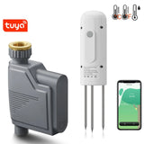 Tuya Zigbee Smart Watering Timer Smart Sprinkler Drip Irrigation System Built-in Water Flow Recorder Water Controller