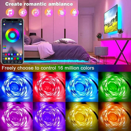 USB LED Strip Lights APP Control Color Changing