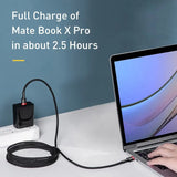 Baseus USB Type C To USB C Cable For iPhone 15 100W/5A PD Fast Charging Charger Cord For Macbook Xiaomi Samsung Type-C Cable