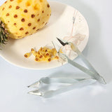 Stainless Steel Strawberry Huller Fruit Peeler Pineapple Corer Slicer Cutter Kitchen Knife Gadgets Pineapple Slicer Clips New