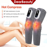 Smart Leg Massager 3-Speed Hot Compress Leg Massagers Vibration Relax Muscles Relieve Fatigue Thigh and Calf Massage Device