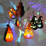 1707BA 12 PCS Halloween Decorations Light Up Pumpkin Lanterns for House Party Creepy Props Battery Operated  Wholesale XB