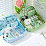 12 Layers Large Capacity Pencil Case Good Looking Multifunctional Classification Storage Stationery Storage Bag 1pc