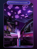 Car Humidifier Car Air Purification Spray Aroma Diffuser Eliminate Odor Deodorant Special Car Ambience Light