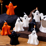 1009BA Halloween 3D Ghost Silicone Candle Mold Multi Style Spectre Soap Resin Mould Chocolate Cake Decor Painting Plaster Festival Gift