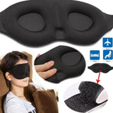 3D Sleeping Eye Mask Travel Rest Aid Eye Cover Patch Paded Soft Sleeping Mask Blindfold Eye Relax Massager